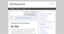 Desktop Screenshot of cleppracticeprep.com