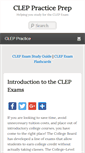 Mobile Screenshot of cleppracticeprep.com